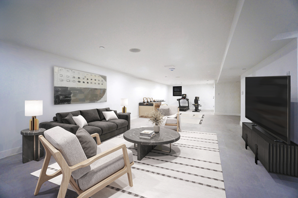 Fitness Equipment, Interior, Living room, Recessed Lighting