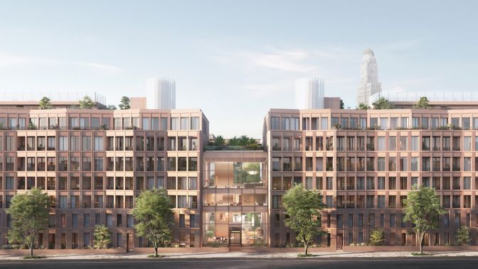 Exterior, Facade, Highrise