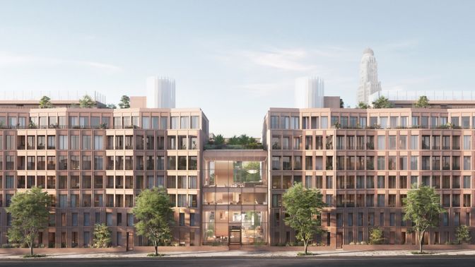 Exterior, Facade, Highrise