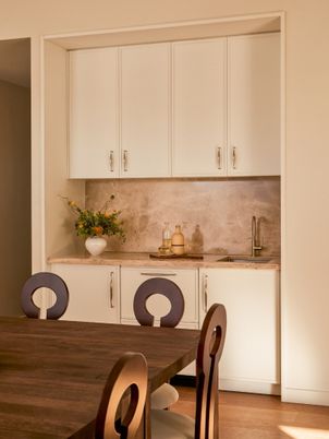 Dining room, Interior, Wood Texture Flooring