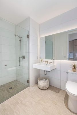 Bathroom, Glass Shower, Interior