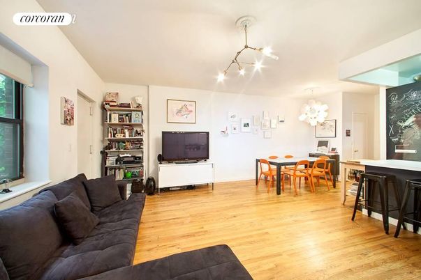 Dining room, Interior, Living room, Pendant Lights, Wood Texture Flooring