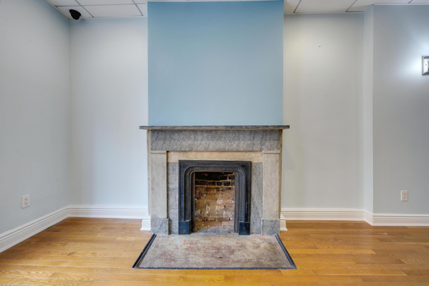 Fireplace, Interior, Wood Texture Flooring