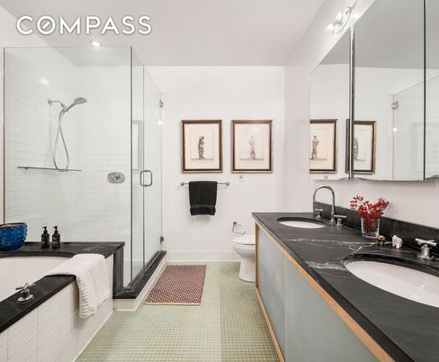 Bathroom, Dual Sink Vanities, Glass Shower, Interior