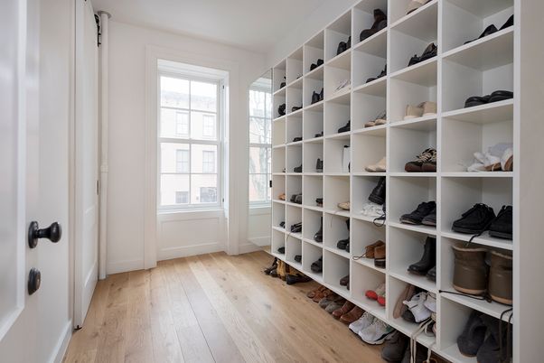 Interior, Walk-in Closets, Wood Texture Flooring