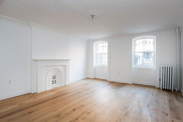 Empty room, Fireplace, Interior, Wood Texture Flooring