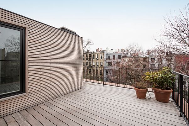 Exterior, Wood Texture Flooring