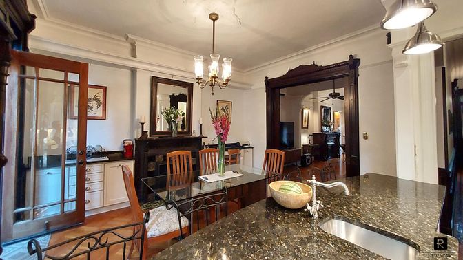 Chandelier, Dining room, Interior, Pendant Lights, Wood Texture Flooring