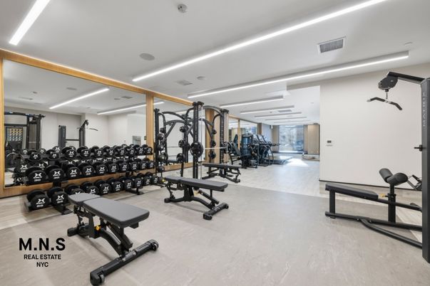 Fitness Equipment, Interior, Recessed Lighting
