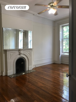Empty room, Fireplace, Interior, Wood Texture Flooring