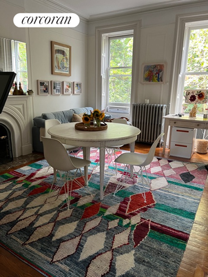 Dining room, Interior, Wood Texture Flooring