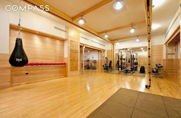 Fitness Equipment, Interior, Wood Texture Flooring