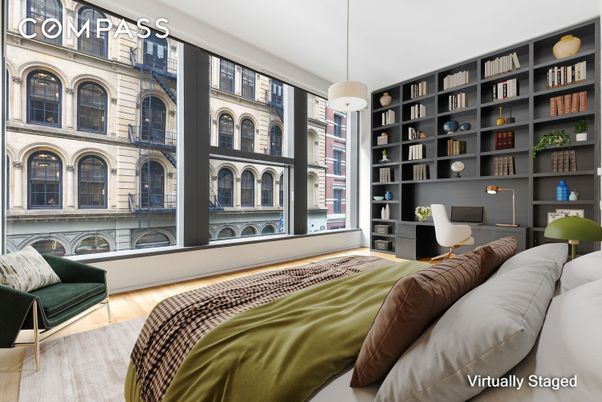 Bedroom, Home Office, Interior, Pendant Lights, Wood Texture Flooring