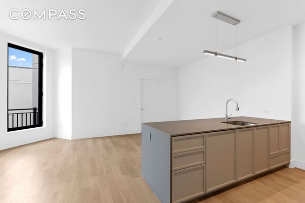 Interior, Kitchen, Pendant Lights, Wood Texture Flooring