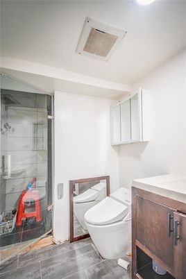 Bathroom, Glass Shower, Interior