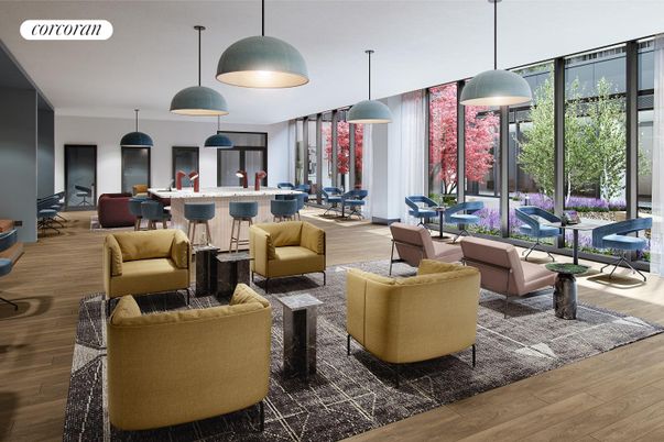Dining room, Interior, Living room, Pendant Lights, Wood Texture Flooring