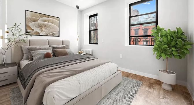 Bedroom, Interior, Wood Texture Flooring