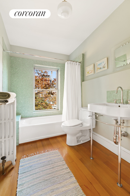 Bathroom, Interior, Wood Texture Flooring