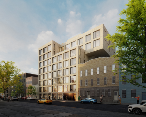 Exterior, Facade, Condo Building