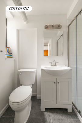 Bathroom, Dual Sink Vanities, Glass Shower, Interior
