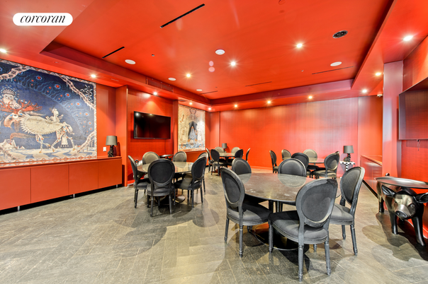 Dining room, Interior, Recessed Lighting