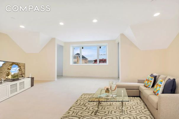 Interior, Living room, Recessed Lighting