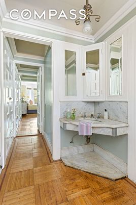 Bathroom, Interior, Wood Texture Flooring