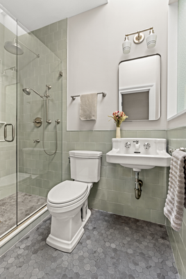 Bathroom, Glass Shower, Interior