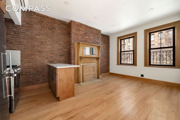 Interior, Recessed Lighting, Stone Walls, Wood Texture Flooring