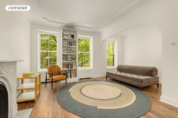 Fireplace, Interior, Wood Texture Flooring