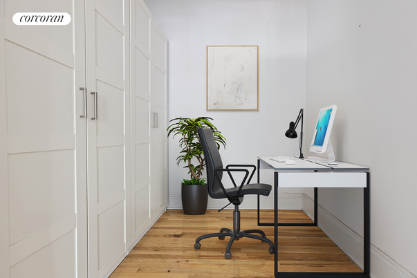 Home Office, Interior, Wood Texture Flooring