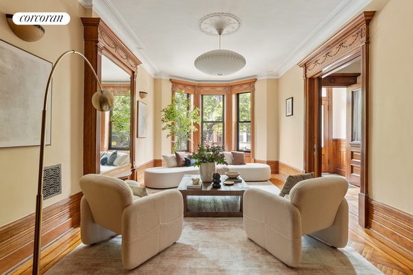 Interior, Living room, Pendant Lights, Wood Texture Flooring