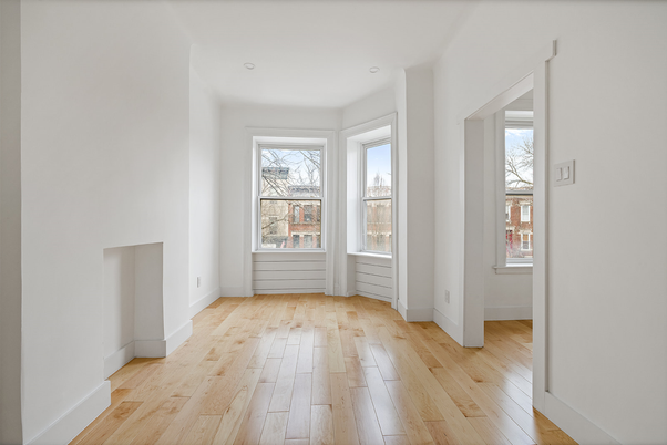 Empty room, Interior, Wood Texture Flooring