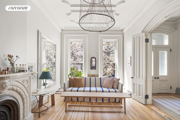 Chandelier, Interior, Living room, Pendant Lights, Wood Texture Flooring