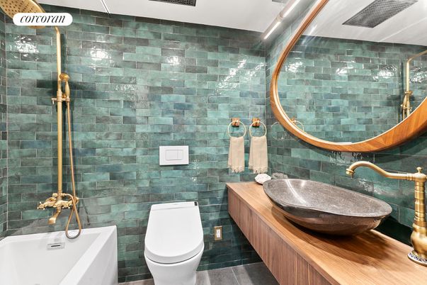 Bathroom, Glass Shower, Interior