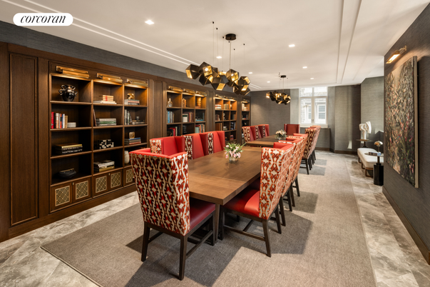 Dining room, Interior, Pendant Lights, Recessed Lighting