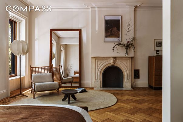 Fireplace, Interior, Wood Texture Flooring