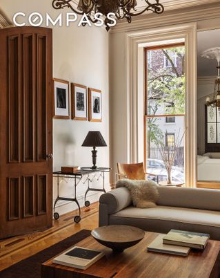Chandelier, Interior, Living room, Wood Texture Flooring