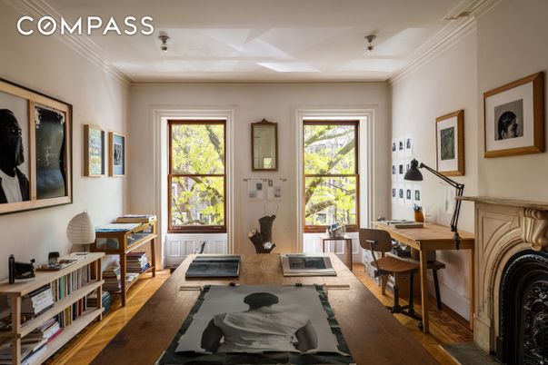 Home Office, Interior, Wood Texture Flooring