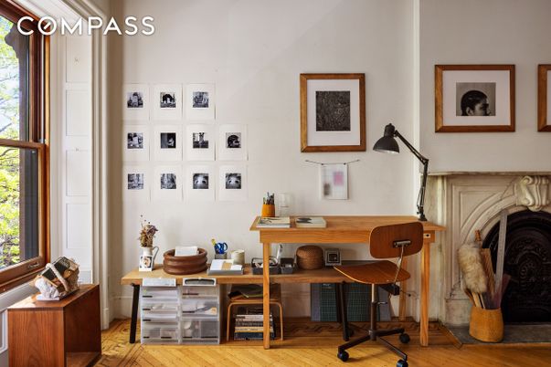 Home Office, Interior, Wood Texture Flooring