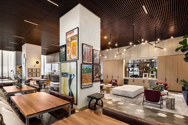Dining room, Interior, Recessed Lighting