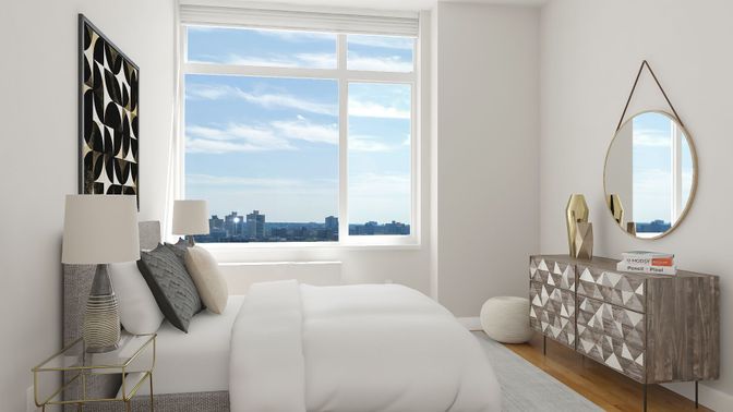 Bedroom, Interior, Water, Wood Texture Flooring