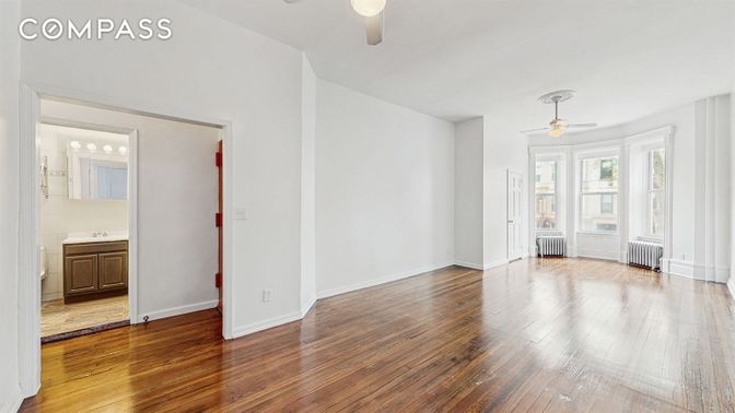 Bathroom, Empty room, Interior, Wood Texture Flooring