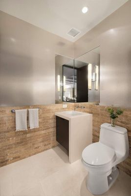 Bathroom, Interior, Recessed Lighting