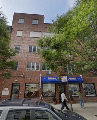 Exterior, Facade, Brick Facade, Condo Building