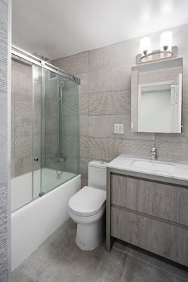 Bathroom, Glass Shower, Interior