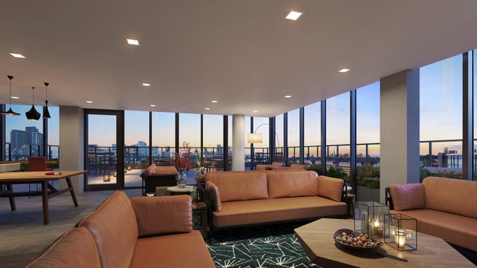 Dining room, Interior, Living room, Pendant Lights, Recessed Lighting