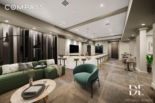 Interior, Living room, Recessed Lighting