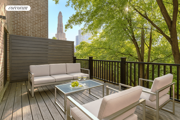 Exterior, Wood Texture Flooring