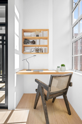 Home Office, Interior, Wood Texture Flooring